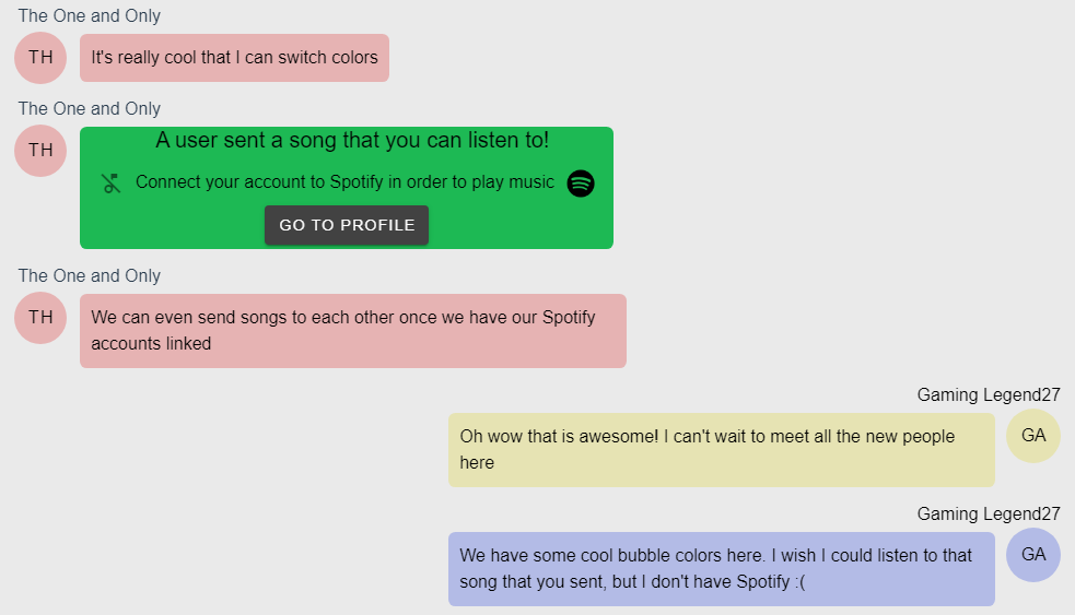 Utopia group chat preview